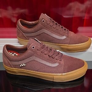 Vans Skate Old Skool Dark Red / Gum – Men’s 11.5 – New w/ Box